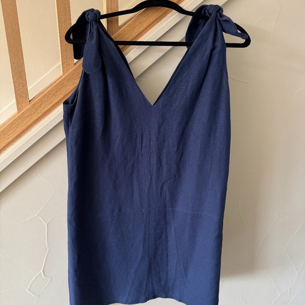 Emerson Fry Tie Shoulder Mod Dress - Maritime Linen